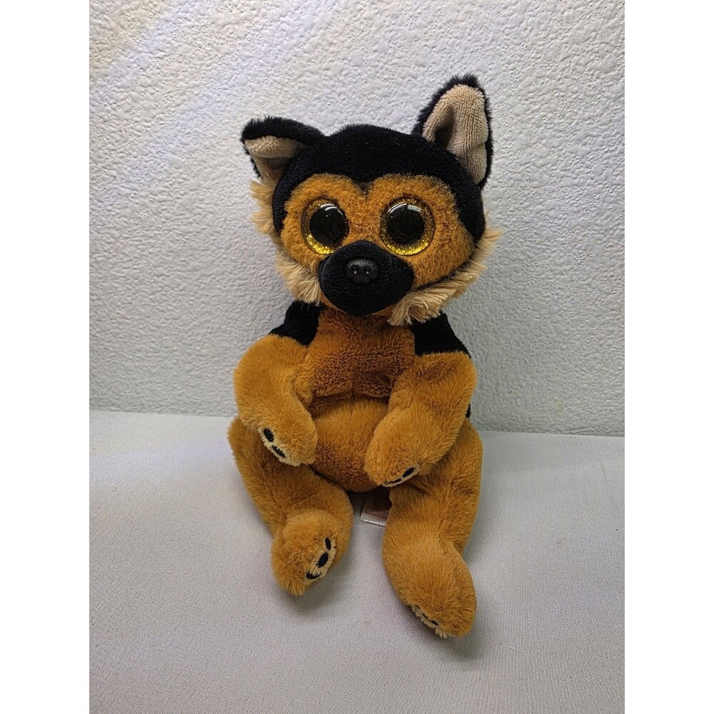 Ty Beanie Boo ACE the German Shepherd Dog Beanbag Plush kids toy